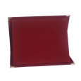 cod. P.AS21.002S - Astuccio cartella bordeaux 21x17 con imperfezioni stock