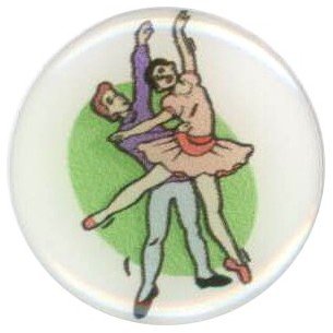 cod. P.BAL.A5 - Adesivo resinato Danza mm 25