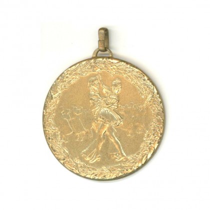 cod. P.BAL.M02 - Medaglia Ballo cm 5