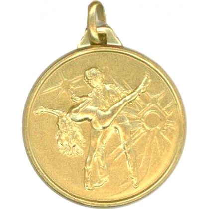 cod. P.BAL.M03 - Medaglia Ballo cm 3