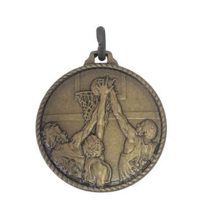 cod. P.BASK.M3201 - Medaglia basket pallacanestro mm 32