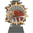 cod. P.BASK25.800.10 - Trofeo basket pallacanestro cm 14