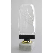 Trofeo Biliardo plex cm 21