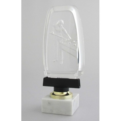 cod. P.BI06 - Trofeo Biliardo F. cm 21