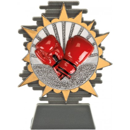 cod. P.BX25.800.31 - Trofeo box pugilato cm 14