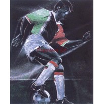 cod. P.CAL144 - Cornice con Poster Calcio 24x18