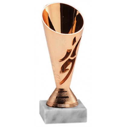 cod. P.CAL15.308B - Trofeo calcio bronze cm 15