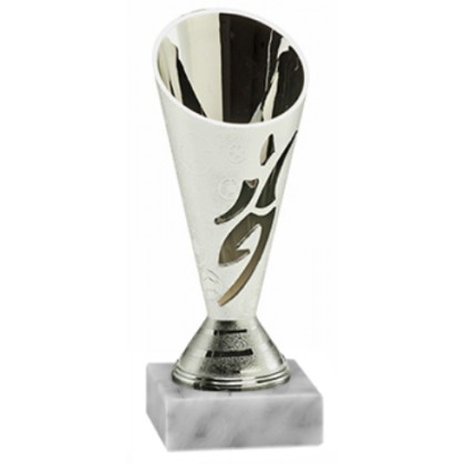 cod. P.CAL15.308S - Trofeo calcio silver cm 15