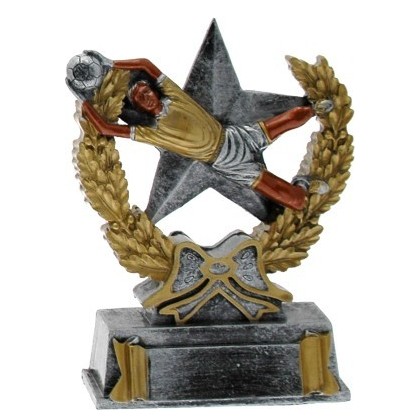 cod. P.CAL15.344 - Trofeo calcio portiere cm 14