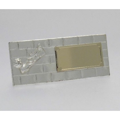 cod. P.CAL29 - Targhetta Calcio cm 11x4