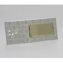 cod. P.CAL29 - Targhetta Calcio cm 11x4