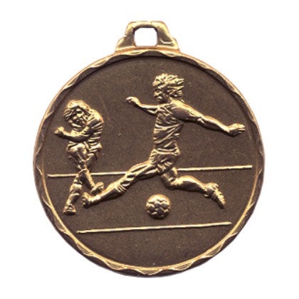 cod. P.CAL32.23.001.CB - Medaglia calcio mm 32 made in italy