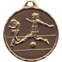 cod. P.CAL32.23.001.CB - Medaglia calcio mm 32 made in italy