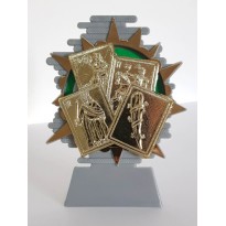 Trofeo carte Francesi cm 14