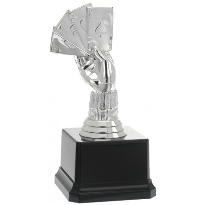 cod. P.CAR16.499B - Trofeo carte francesi cm 16