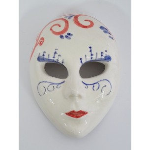 cod. P.CARN08 - Maschera in ceramica cm 11