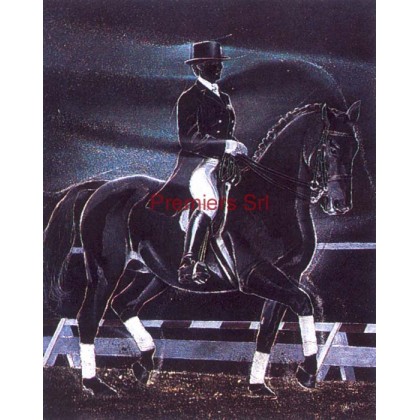 cod. P.CAV10 - Cornice con Poster Cavallo 24x18