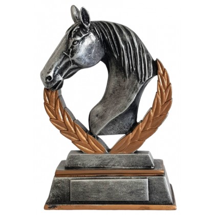 cod. P.CAV16.502 - Trfeo cavallo cm 18