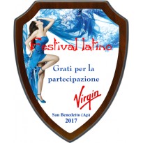 Crest legno cm 22 con adesivo