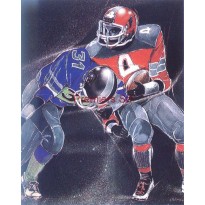 cod. P.FOOT03 - Cornice con Poster Football 24x18
