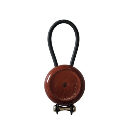 cod. P.GAD.P22 - Portachiavi mm 80x35 legno/caucciù