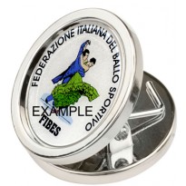 cod. P.GAD26.242 - Calamita fermacarte metallo cm 2