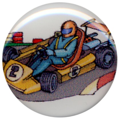 cod. P.GOK23.X.101 - Adesivo resinato mm 25 Go-kart