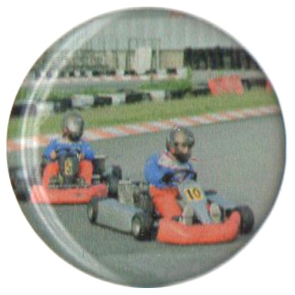 cod. P.GOK23.X.7 - Adesivo resinato mm 25 Go-kart