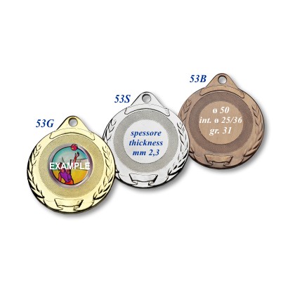 cod. P.M50.22.325.53S - Medaglia mm 50