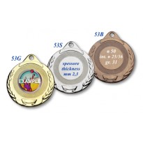 cod. P.M50.22.325.53S - Medaglia mm 50