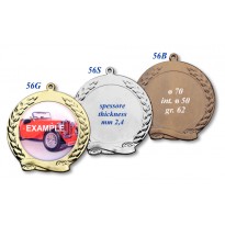 Medaglia mm 70, interno mm 50