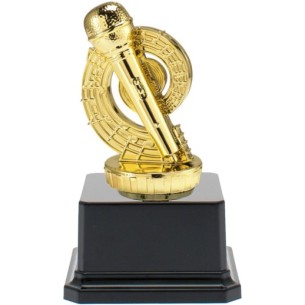 cod. P.MIC17.304 - Trofeo microfono cm 13