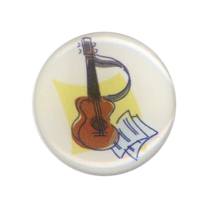 cod. P.MU.A1 - Adesivo resinato Chitarra mm 25