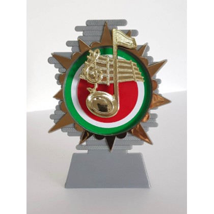 cod. P.MU01 - Trofeo Musica cm 14