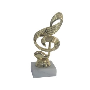 cod. P.MU03 - Trofeo Musica  cm 15