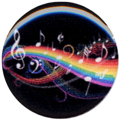 cod. P.MU23.X.49 - Adesivo resinato mm 25 Musica