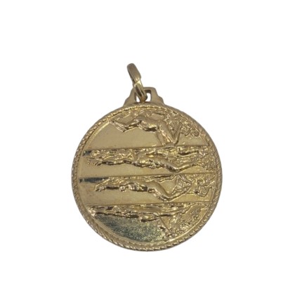 cod. P.NU.M3202 - Medaglia nuoto mm 32