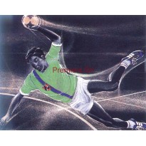 cod. P.PALM03 - Cornice con Poster Pallamano 24x18