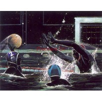 cod. P.PALN04 - Cornice con Poster Pallanuoto 24x18