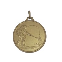 Medaglia pesca pescatore mm 32