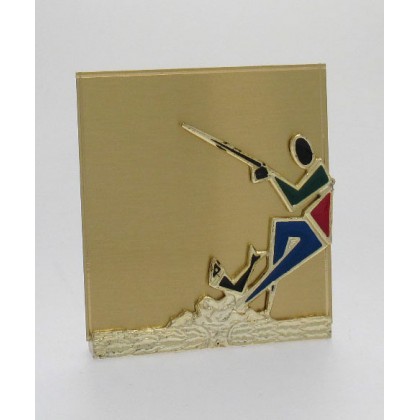 cod. P.PE06 - Targa ott. Pesca cm 10