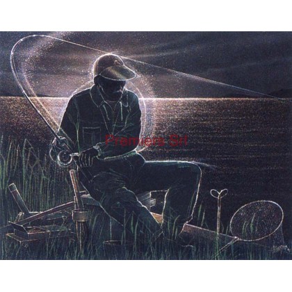 cod. P.PE27 - Cornice con Poster Pesca 24x18