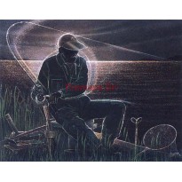 Cornice con Poster Pesca 24x18