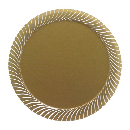 cod. P.PIA14.06 - Piatto alluminio cm 14