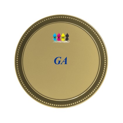 cod. P.PIA22.005GA - Piatto alluminio cm 23