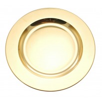 cod. P.PIAQ23.05 - Piatto ottone cm 23