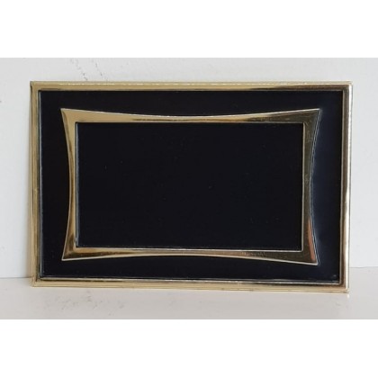 cod. P.TA10.03 - Targa alluminio cm 10X6