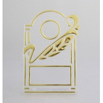 Plate with support cm 13