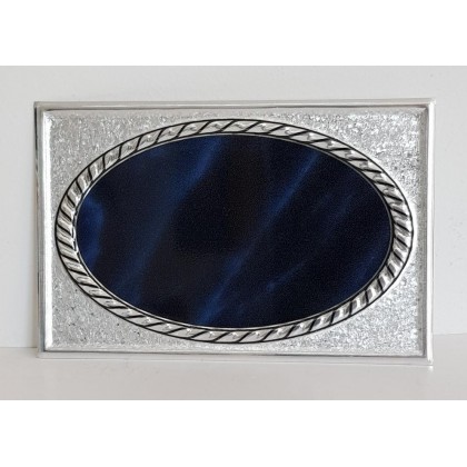 cod. P.TA13.06 - Targa alluminio cm 13X8