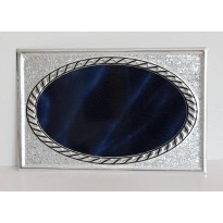 Targa alluminio cm 13X8,5